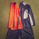 Polo By Ralph Lauren Matching Sets | Boys Polo Ralph Lauren Athletic Outfits | Color: Gray/Orange | Size: Mb