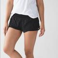 Lululemon Athletica Shorts | Lululemon Mesh Black Running Shorts | Color: Black | Size: 6