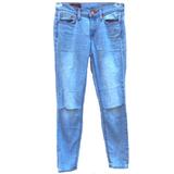 J. Crew Jeans | 5/$15 J. Crew | Distressed "Toothpick" Size 26 | Color: Blue | Size: 26