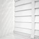 First blinds WOODEN VENETIAN BLIND WHITE WITH TAPES REAL WOOD 50MM SLATS MADE TO MEASURE (White, 135 cm Width x 180cm Drop)