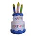 The Holiday Aisle® Birthday Cake w/ Candles Inflatable Polyester in Blue/White | 72 H x 36 W x 36 D in | Wayfair 500018