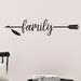 Winston Porter Family Vinyl Wall Decal Vinyl in Black | 5 H x 22 W in | Wayfair 4895439CFD484F06B672EF6A74D72A33