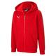 PUMA Jungen teamGOAL 23 Casuals Hooded Jacket Jr Trainingsjacke, Red, 140