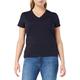 Tommy Hilfiger - Women's Heritage V Neck Tee - Womens T Shirts - Tommy Hilfiger Women - V Neck T Shirt - Blue - Size M