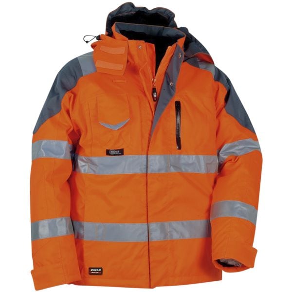 Cofra Warnschutz Thermo-Winterjacke »RESCUE« Größe 50 orange Image