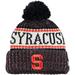 Youth New Era Navy Syracuse Orange Sport Knit Hat with Pom