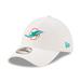 Men's New Era White Miami Dolphins Iced 39THIRTY Flex Hat