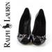 Ralph Lauren Shoes | % Authentic Ralph Lauren Heels | Color: Black | Size: 9.5