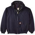 Carhartt Men's Big & Tall Quilted Flannel-Lined Sandstone Active Jacket J130 - blue - M Tall