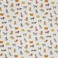 Jolee Fabrics Dogs Themed Wipe Clean PVC Vinyl and Oilcloth Table Cloth - Various Sizes and Designs - (Cream Funky Hound Dogs Oilcloth, 240cm Long Rectangle)