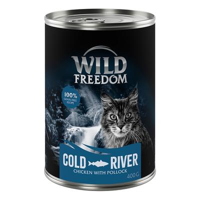 6 x 400 g Cold River - Seelachs & Huhn Wild Freedom Nassfutter (getreidefrei)