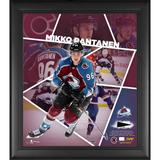 Mikko Rantanen Colorado Avalanche Framed 15" x 17" Impact Player Collage with a Piece of Game-Used Puck - Limited Edition 500