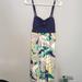American Eagle Outfitters Dresses | Aeo Casual Summer Dress | Color: Green/Purple/White | Size: M