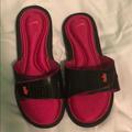 Nike Shoes | Nike Slides | Color: Black/Pink | Size: 7