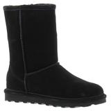 BEARPAW Elle Short Wide Calf - Womens 6 Black Boot W