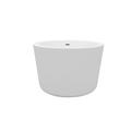 HEATGENE Acrylic 41" Freestanding Soaking Bathtub Acrylic in White | 26.57 H x 41.14 W in | Wayfair HG1023MB