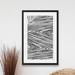 Wrought Studio™ Linear Maelstrom - Picture Frame Graphic Art Print on Paper in White | 36 H x 24 W x 1.5 D in | Wayfair MH-CUSPAT-51-V2-BFP-36