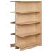 Latitude Run® Library 61" H x 35" W Standard Bookcase Wood in Brown | 61 H x 35 W x 23 D in | Wayfair 8E2F6198386C4541A0FD60FB84D5842B