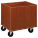 Stevens ID Systems Library Book Cart, Wood in Red/Brown | 28 H x 24 W x 22 D in | Wayfair 88502 Z24-058