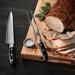 Wolf Gourmet 2-Piece Carving Set w/ Carving Knife & Carving Fork High Carbon Stainless Steel in Black/Brown/Gray | Wayfair WGCU211S