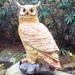 HomeStyles Call of the Wild Owl Garden Statue Concrete/Stone, Glass in Brown/Gray/Green | 15.5 H x 8 W x 9 D in | Wayfair 89800