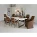 Bernhardt Hadleigh Dining Table Wood in Brown/Gray/Green | 30 H x 110 W x 44 D in | Wayfair 369221