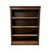 Loon Peak® Kidd 48" H x 36" W Solid Wood Standard Bookcase Wood in Black | 48 H x 36 W x 13 D in | Wayfair 8E1E8706BCA544CC8F1CC124F9E0ED71