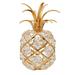 The Holiday Aisle® Pineapple Figurine Ornament Metal/Crystal | 4 H x 2.5 W x 2.5 D in | Wayfair CT0208