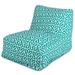 Latitude Run® Ahuja Standard Outdoor Friendly Bean Bag Lounger /Stain Resistant/Water Resistant in Blue/Green | 24 H x 27 W x 36 D in | Wayfair