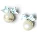 Coton Colors Bridesmaid Floral Glass Ball Ornament Glass in Yellow | 3.94 H x 3.94 W x 3.94 D in | Wayfair WD-FLR-BM