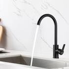 Robinet Cuisine Noir Elégant Mitigeur Evier Cuisine Bec Haut Pivotant à 360° Robinet d'évier