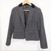 American Eagle Outfitters Jackets & Coats | American Eagle Wool /Tweed Blend Velvet Blazer- M | Color: Black/Gray | Size: M