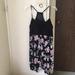 American Eagle Outfitters Dresses | Ae Crochet Floral Dress | Color: Black/Pink | Size: 0