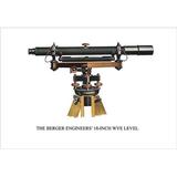 Buyenlarge 'The Berger Engineers 18 Inch Wye Level' Photographic Print in Black/Brown | 20 H x 30 W x 1.5 D in | Wayfair 0-587-06921-xC2030