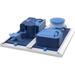 Tucker Murphy Pet™ Dog Activity Poker Box - Level 2 Plastic (affordable option) in Blue | 3 H x 2 W x 12 D in | Wayfair 32013