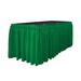 Ebern Designs Fithian Table Skirt Polyester in Green | 29 D in | Wayfair 7BED0ED6115E47FD985C048FDC725424