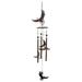 Millwood Pines Eagle Wilderness Wonders Wind Chime Metal | 28 H x 6 W x 6 D in | Wayfair A056B65A0F774B8EBE2E9D34032641DD