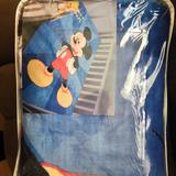 Disney Other | Mickey Mouse Twin Blanket | Color: Gray/White | Size: Twin Size