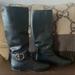Gucci Shoes | Gucci Leather Interlocking G Riding Boots | Color: Black | Size: 7.5