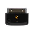 KOKKIA i10_Pro (Black) : Bluetooth Transmitter Splitter with switchable aptX/Low-Latency aptX/FastStream/SBC codecs, compatible with 30-pin Connector iPod,iPhone,iPad. Compatible with AirPods.