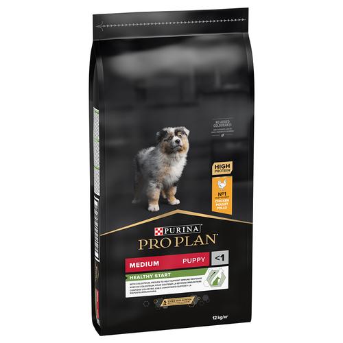 2x12kg Medium Puppy Huhn&Reis Pro Plan Sparpaket Hundefutter