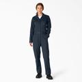 Dickies Women's Long Sleeve Coveralls - Dark Navy Size M (FV483)