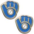 WinCraft Milwaukee Brewers Team Post Earrings