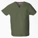 Dickies Eds Signature V-Neck Scrub Top - Olive Green Size XL (83706)