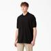 Dickies Men's Adult Size Piqué Short Sleeve Polo - Black 3Xl (KS5552)