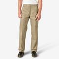 Dickies Men's Big & Tall Loose Fit Double Knee Work Pants - Khaki Size 48 32 (85283)