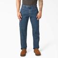 Dickies Men's Relaxed Fit Carpenter Jeans - Heritage Tinted Khaki Size 36 X 32 (19294)