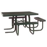 Tucker Murphy Pet™ Outdoor Picnic Table Metal in Red | 30 H x 78 W x 78 D in | Wayfair CE2E2CC9EC1C48D28336A2CA348B47CD