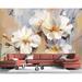 Alcott Hill® Salcedo Floral Blossom Wall Mural Fabric in White/Brown | 187 W in | Wayfair E035C55EFD3D4630B1B1FDD4F51437E1