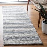 Brown/Gray 27 x 0.4 in Area Rug - Highland Dunes Marbella Striped Handmade Flatweave Gray/Taupe/Neutral Tone Area Rug /Wool | Wayfair